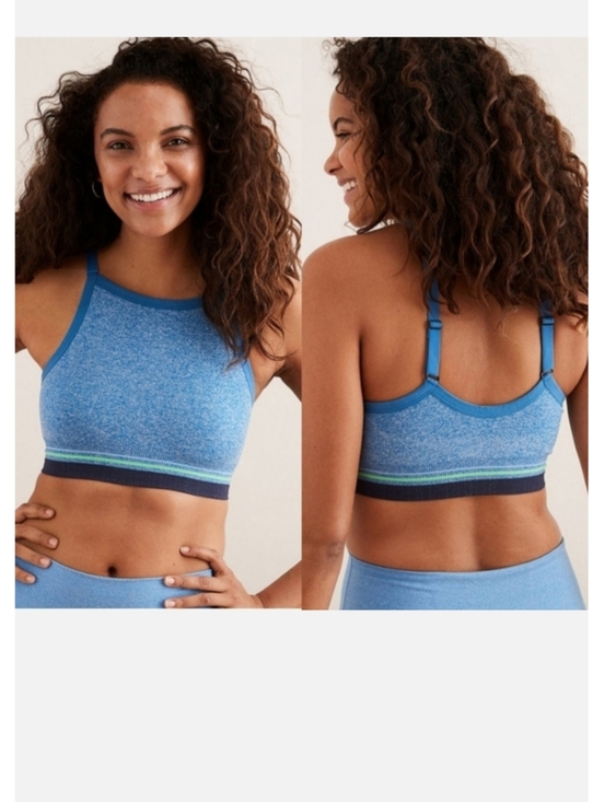 aerie Other - Aerie Chill High Neck Seamless Sports Bra Top Size Small